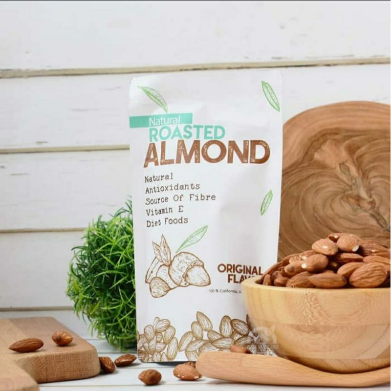 

Natural Roasted Almond (panggang) 500gr