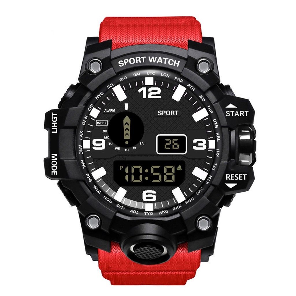 [DGS] Jam Tangan Digital Electronic Sport Wacth Pria / Jam Tangan Pria Sport Digital Fashion Import