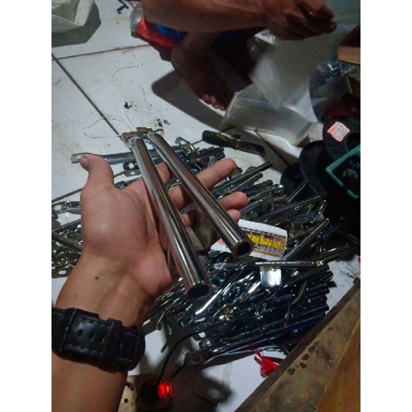 behel cb besi lobang 1set begel behel cb besi polos pelanger begel Cb belakang panjang