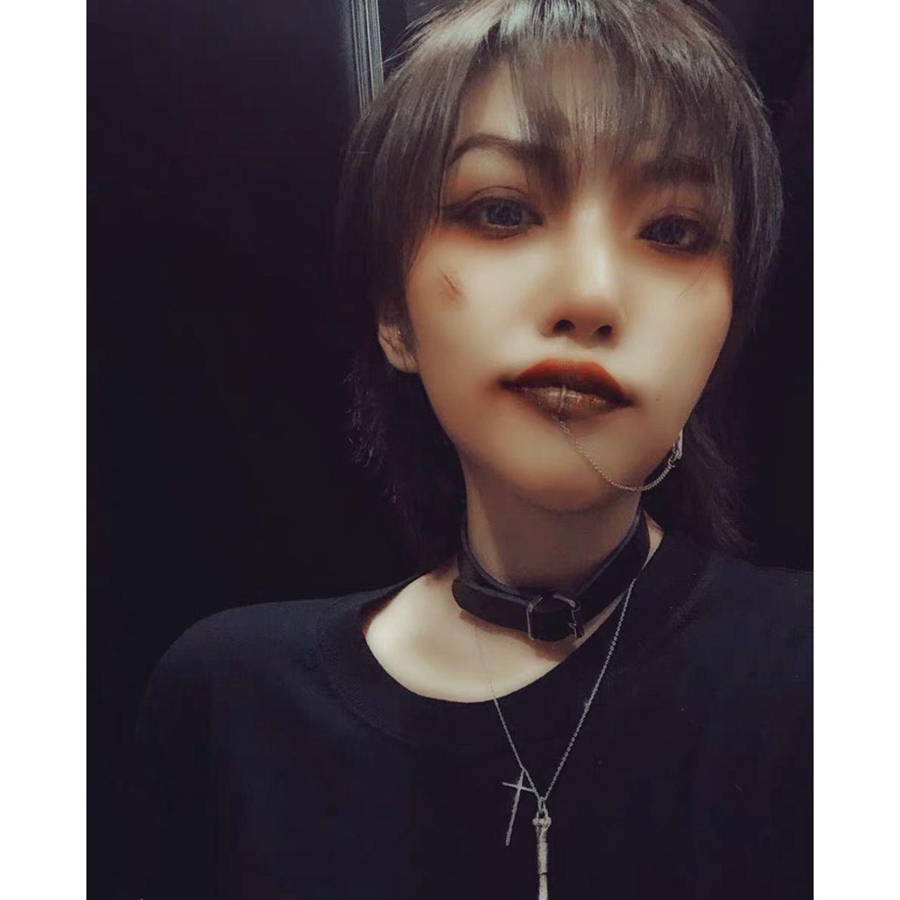 Top Telinga Hidung Rantai Keren Klip Telinga Gaya Punk Bibir Cincin