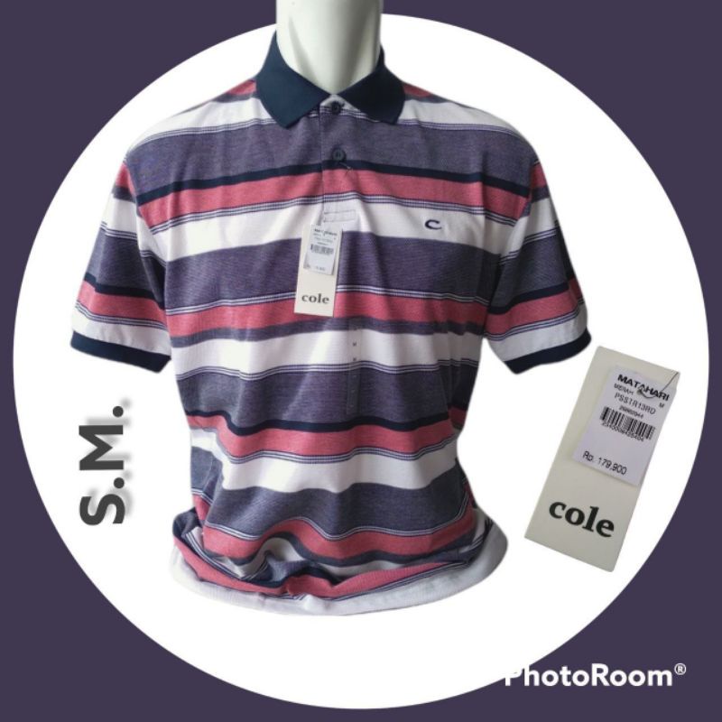 KAOS KERAH PRIA COLE BRANDED MATAHARI MURAH KSKRHCL097