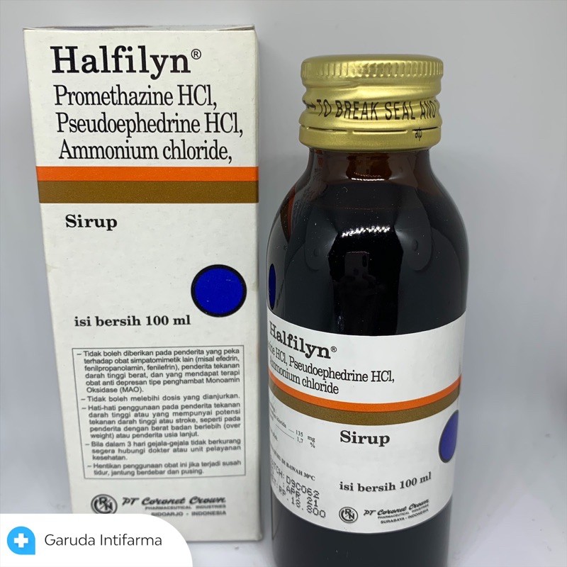 

Halfilyn sirup / syrup 100ml