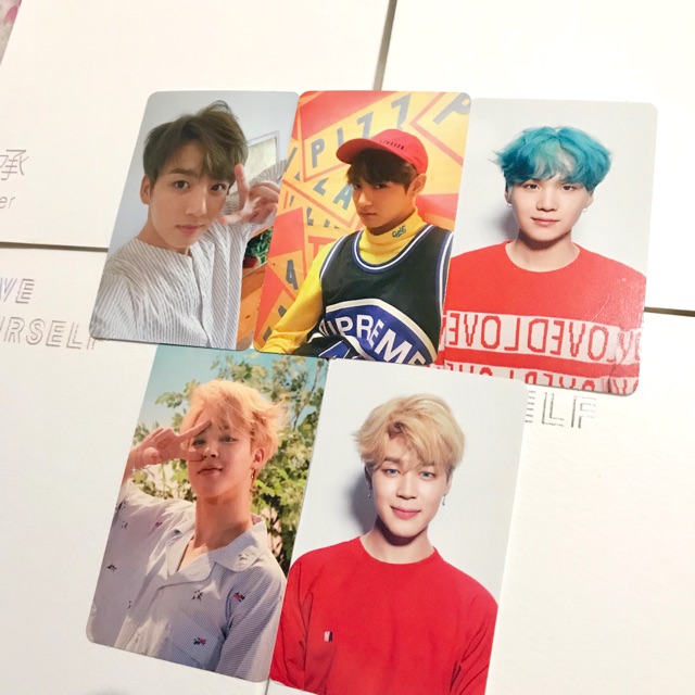 BTS Love Yourself - SUGA Photocard [V ver.]