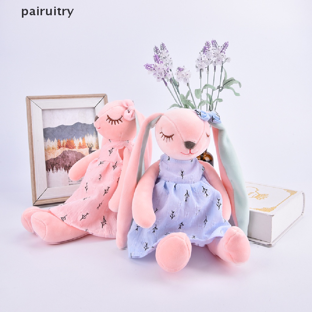 Mainan Boneka Kelinci Telinga Panjang Bahan Plush Untuk Tidur