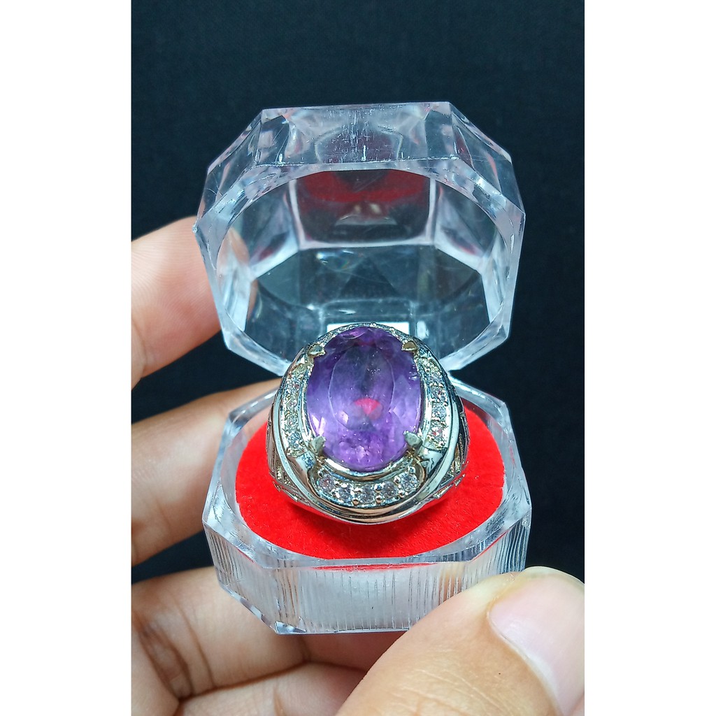 BATU KECUBUNG AMETHYST ASLI