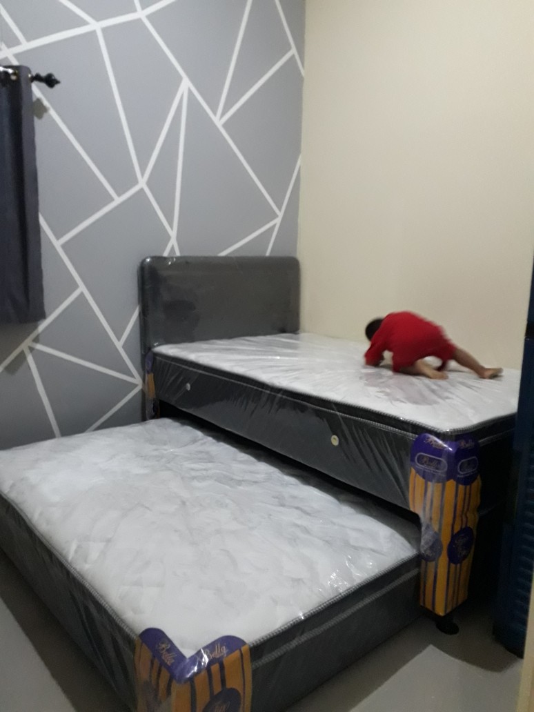 Set Kasur Springbed 2in1 Sorong Bella Spring Bed Garansi 10 Tahun