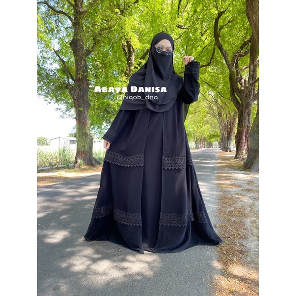 Abaya Bassic Abaya Hitam Jetblack Dress Hitam Masturoh Abaya Temboro Gamis Hitam Abaya Outer Terbaru DANISA