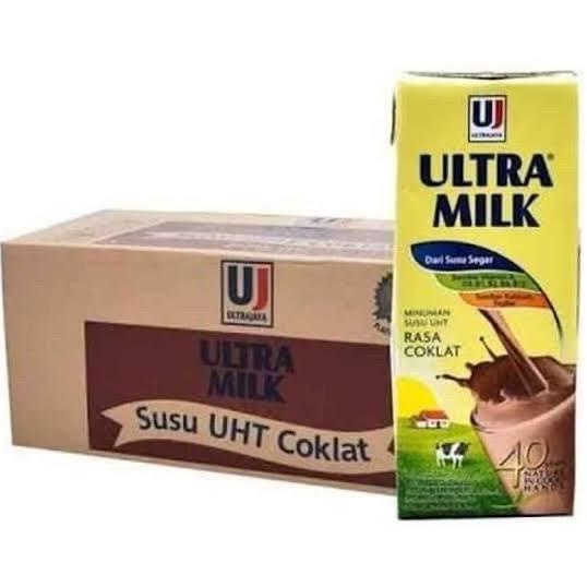 

BAYAR COD Susu UHT Ultra Milk Cokelat Strawberry 125ml 1 Dus x 40 kotak - Coklat