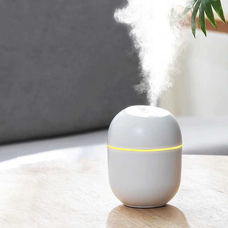 Humidifier Diffuser Mini Aromatherapy Pengharum Ruangan LED 220ml