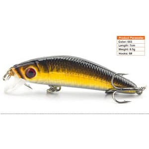 umpan mancing ikan fishing lure minnow 7cm