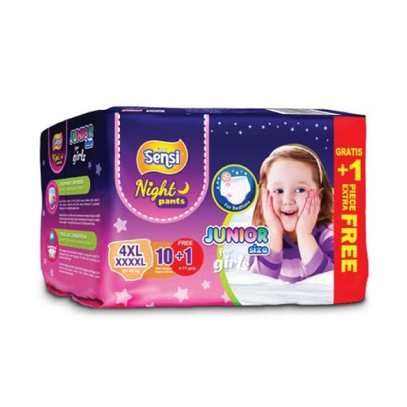 Sensi Junior Night Pants Girl 4XL10