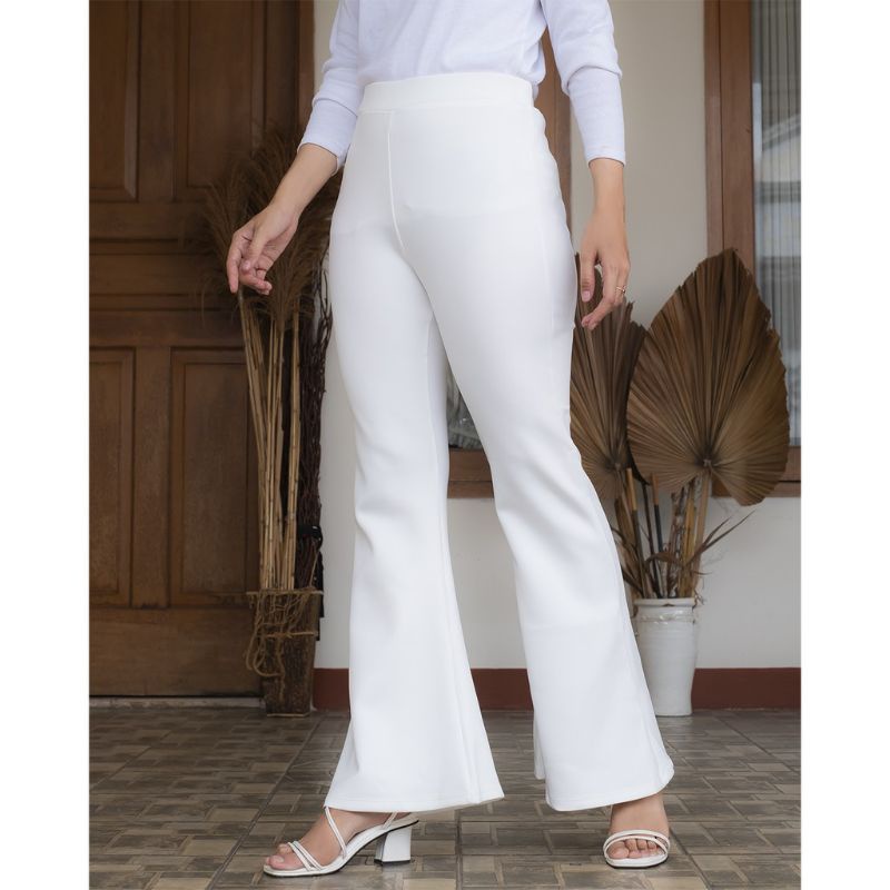 Celana Cutbray Bahan Skuba // Celana Panjang Wanita // COD Celana Terlaris Celana Virall