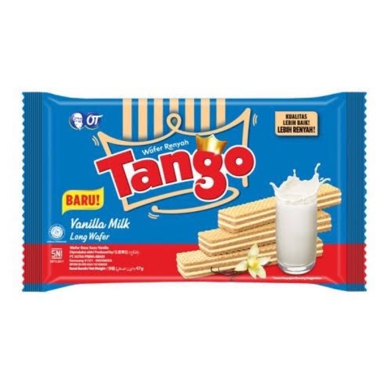 

Tango Long Wafer Vanilla Milk 47gr (SATUAN PCS)