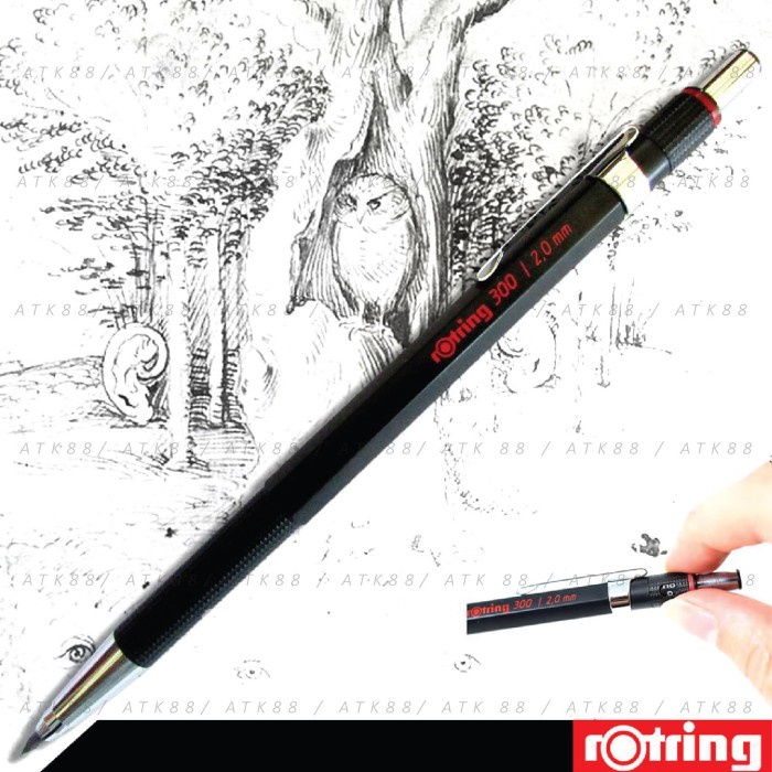 

Rotring 300 Clutch Pencil / Lead Holder 2mm