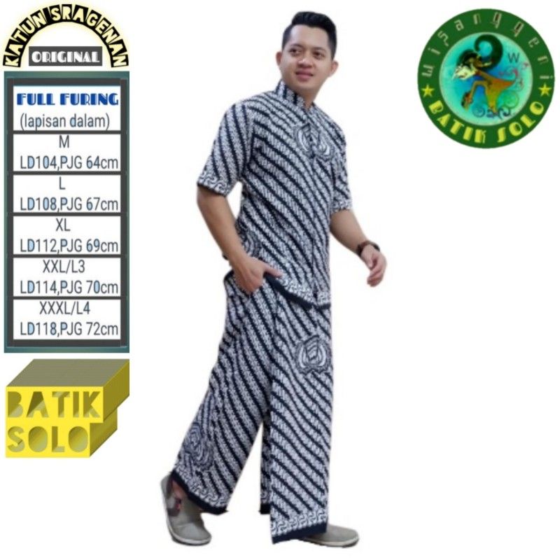 Setelan Baju Kemeja Pria Lengan Panjang Pendek Sarung Celana Terbaru Atasan Casual Formal Premium Fa