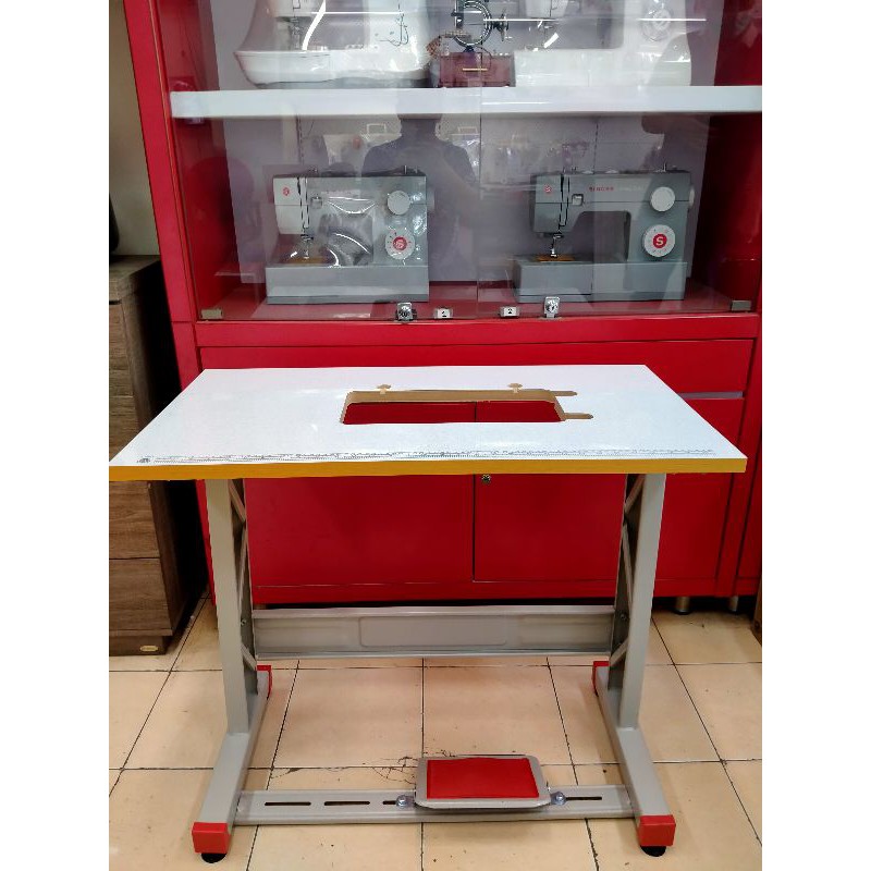 Meja Mesin Jahit Mica Antigores Kaki Impor Yoko