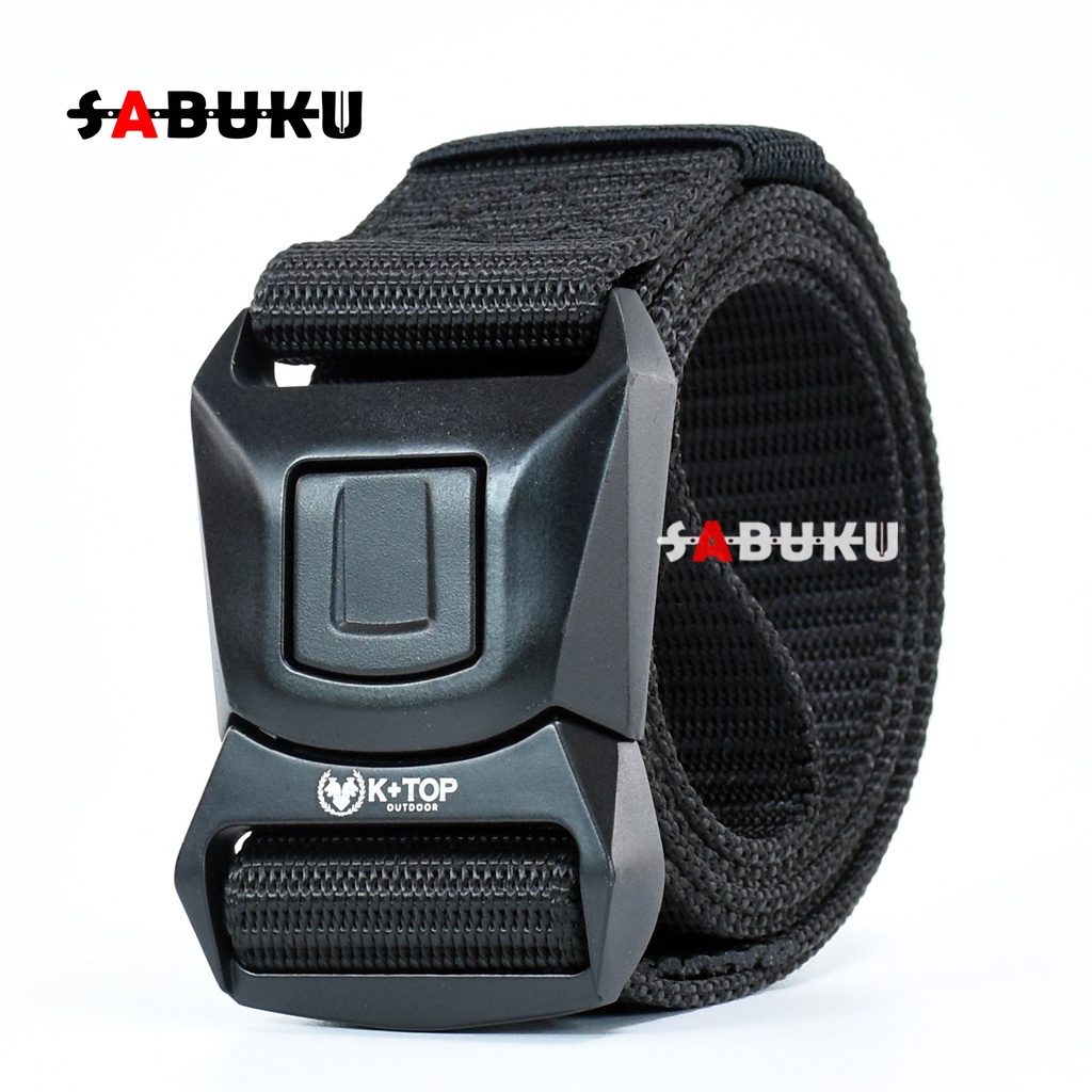 Ikat Pinggang Pria Nylon Kanvas Gesper NYLON Kepala Besi Tactical Belt Sabuk Pria Men Belt - 166