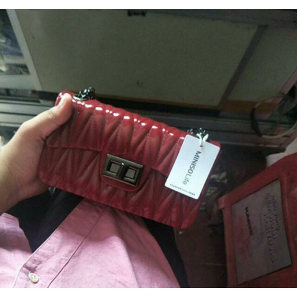 DISKON AGUSTUS Tas jelly Miniso