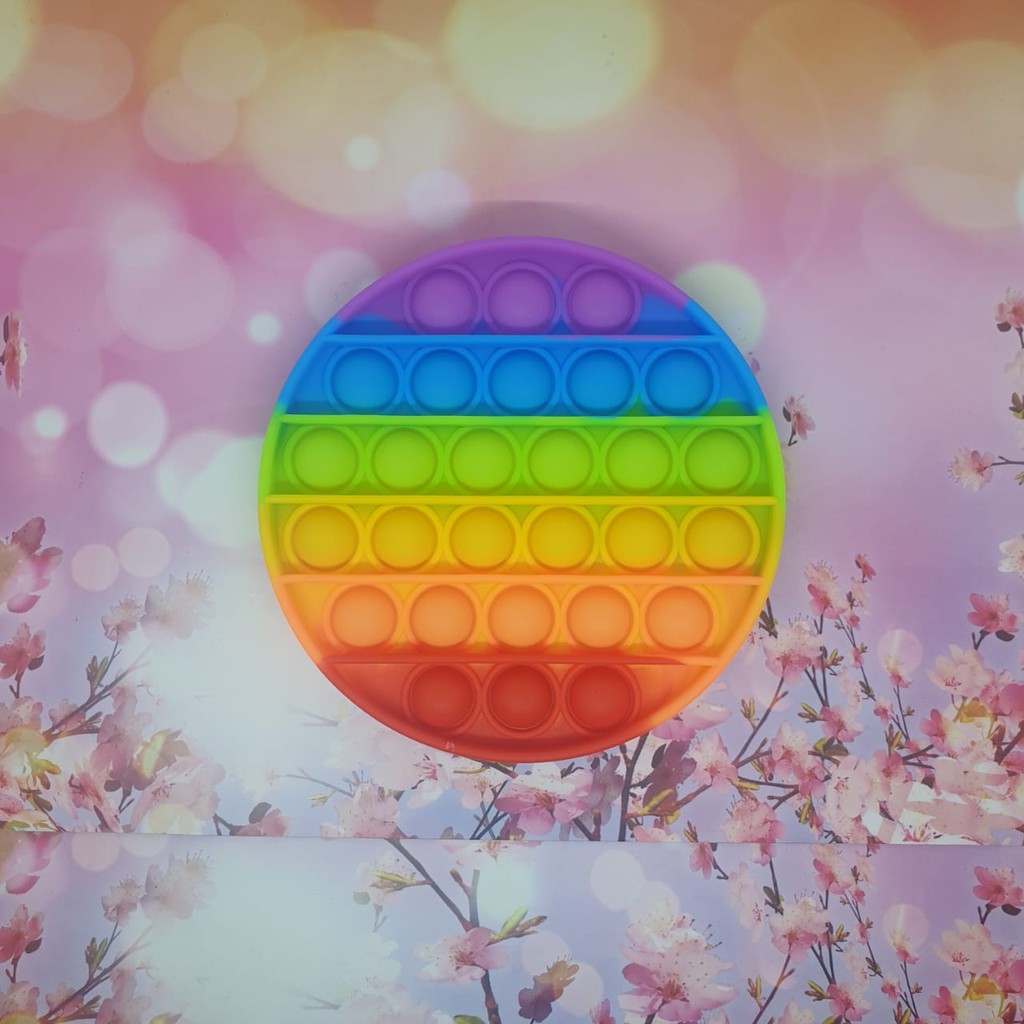 8T NEW FIDGET POP IT MURAH POP IT RAINBOW POP IT VIRAL TIKTOK-LINGKARAN RAINBOW