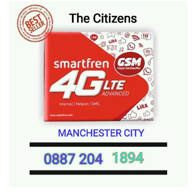 NOMOR CANTIK SMARTFREN 4G LTE Seri Tahun 1892 1908