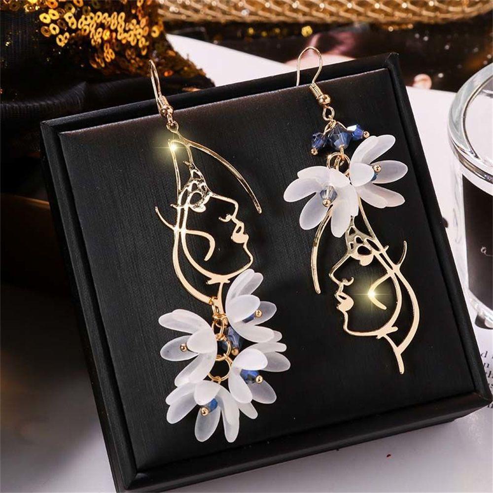 Lily Earring Jaket Hadiah Pesta Baru Perhiasan Fashion Anting Gantung Bunga