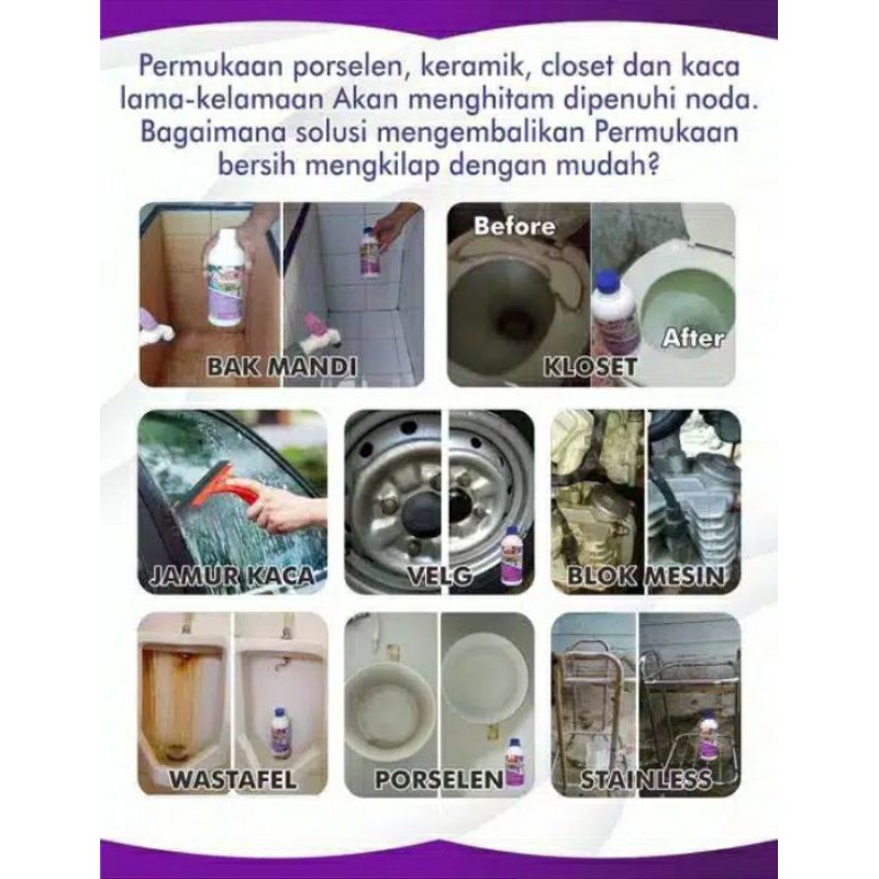 JET-X Cairan Pembersih Kerak dan Noda membandel (Multiguna)