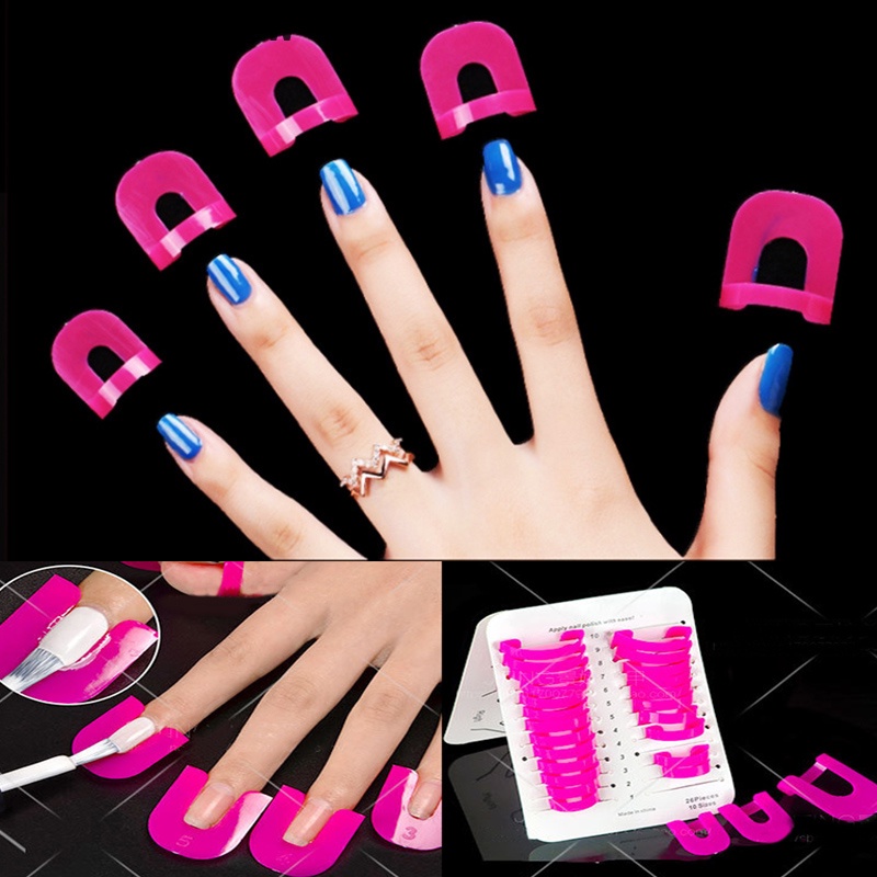 (FULL) 26pcs Cover Pelindung Jari Untuk Manicure