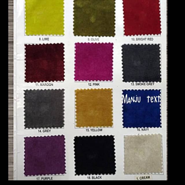 Kain -bahan Bludru / kain beludru/ cocok gaun dress seragaman gamis dll / TERMURAH