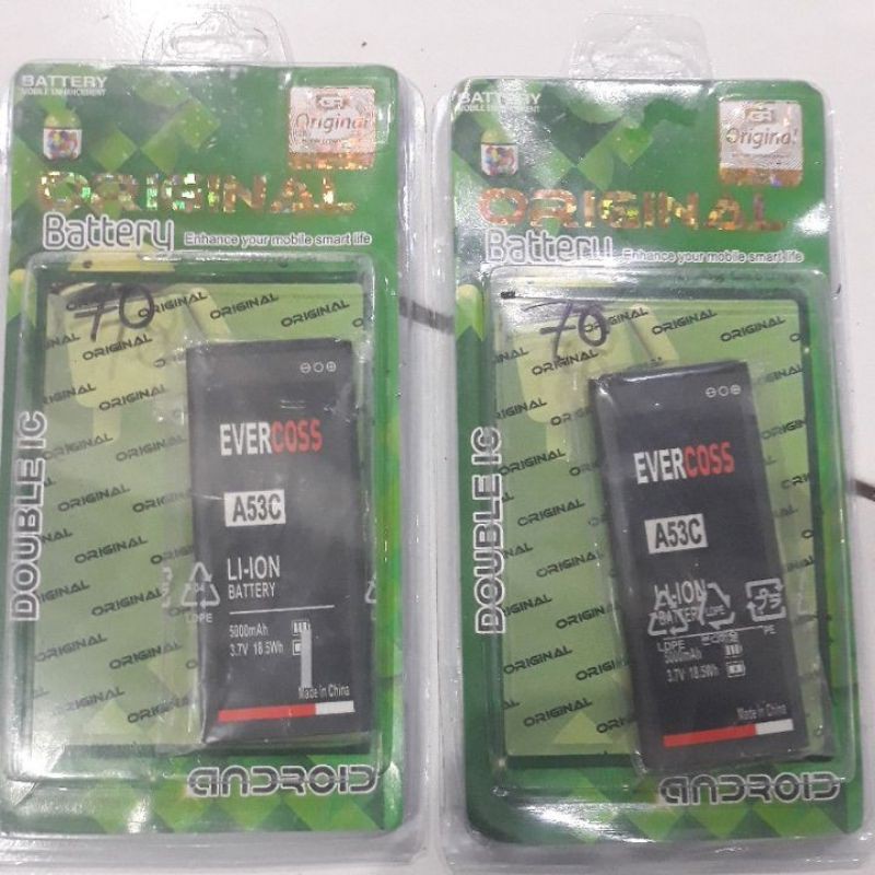 battery evercoss A53C