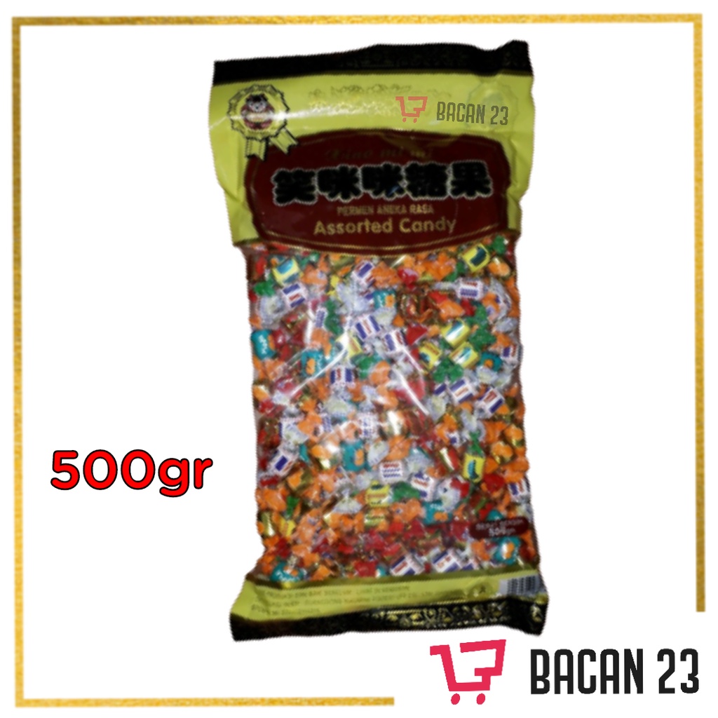 Permen Aneka Rasa Buah Merk Xiaomimi ( 500 gr ) / Assorted Fruit Candy / Permen China / Bacan 23 - Bacan23