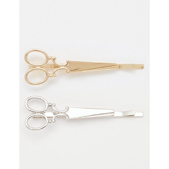 LRC Jepit Rambut Fashion Alloy Scissors F4260X