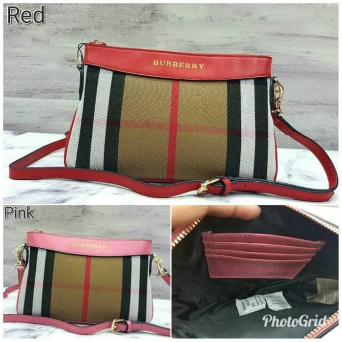 Burberry Clutch 25cm / Tas Selempang Wanita Branded