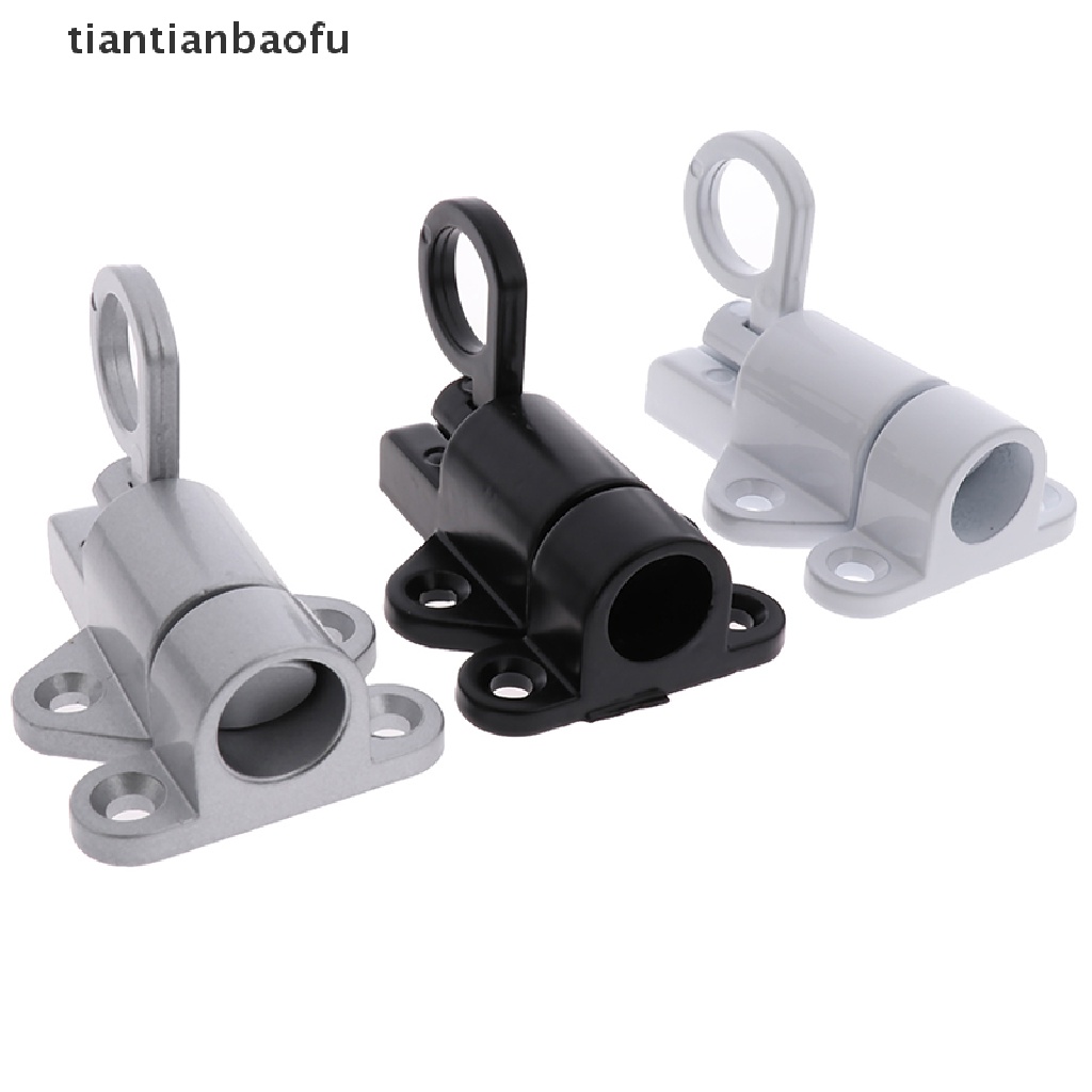 [tiantianbaofu] Aluminum Alloy Door Latch Lock Window Gate Pull Ring Spring Bounce Latch Lock Boutique