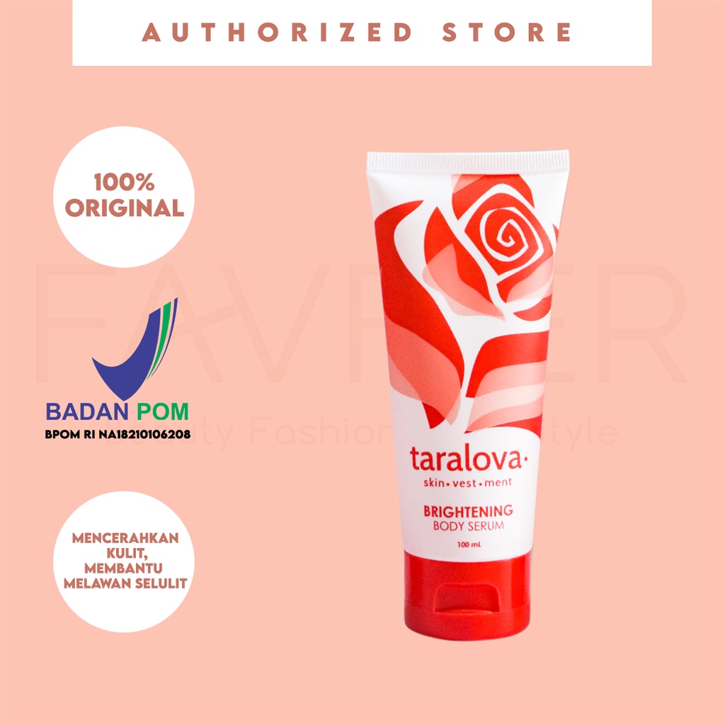 TARALOVA BRIGHTENING BODY SERUM 100ml