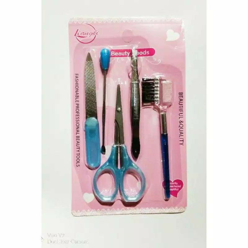 MASEMPO-BEAUTY TOOL SET/PEDICURE MANICURE SET 5 IN 1