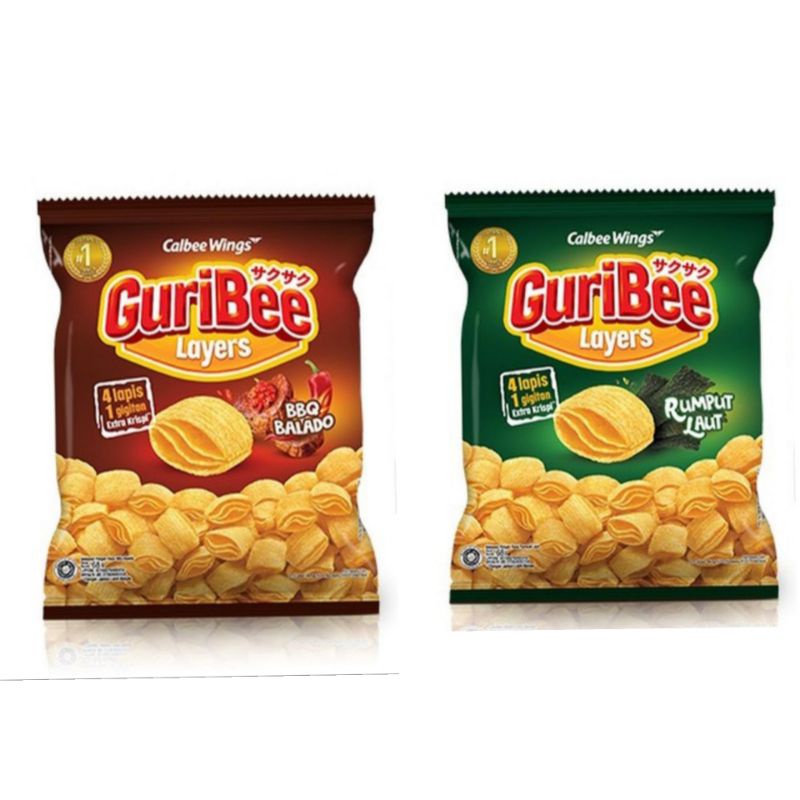 

Guribee Snack Rumput Laut & BBQ Balado 68gr