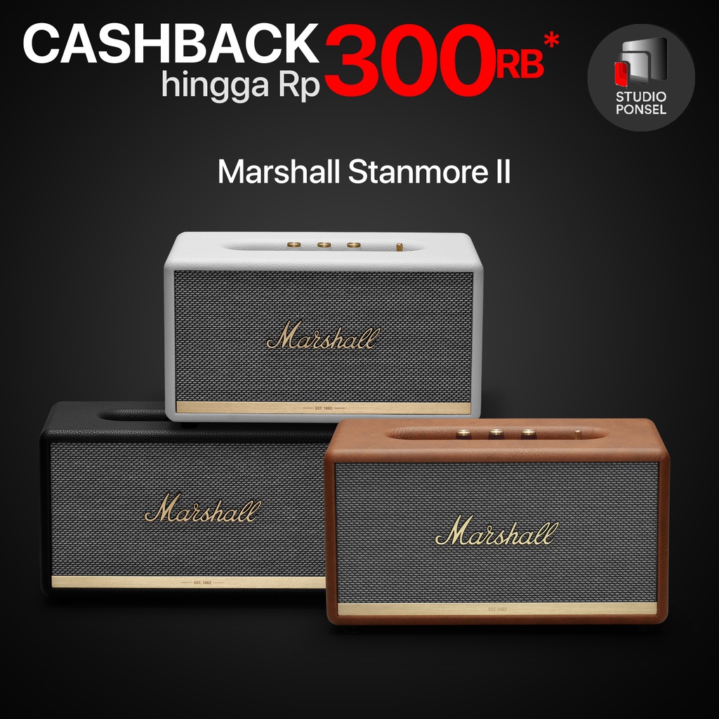 Marshall Stanmore II 2 Wireless Bluetooth Speaker Original