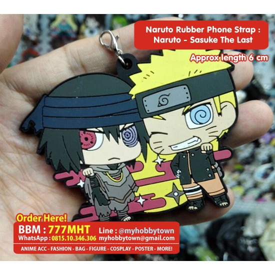 Gantungan HP (Phone Strap) Naruto : Naruto &amp; Sasuke The Last