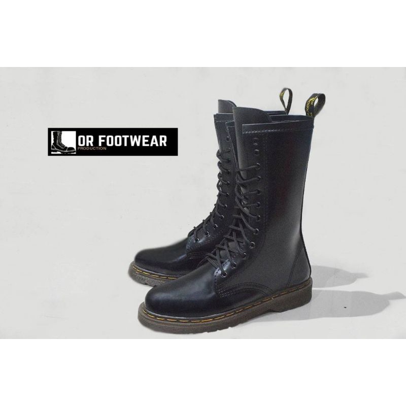 sepatu DR.martin sintetis dan sol kaca