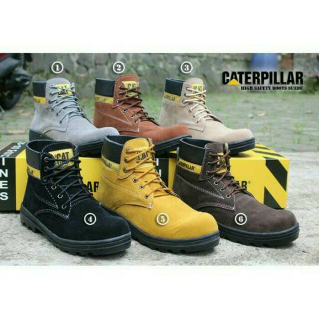 Sepatu pria safety caterpillar