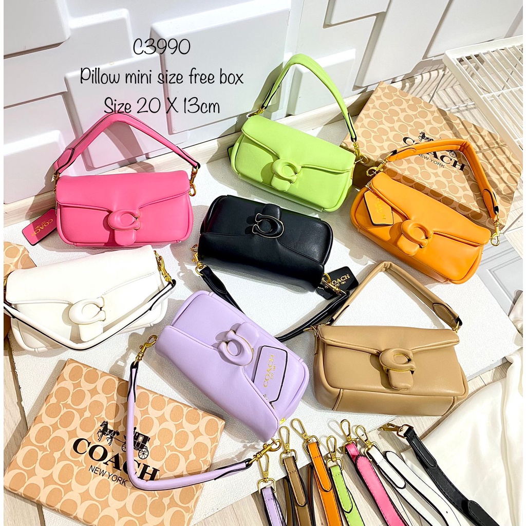 TAS SELEMPANG PILLOW MINI SIZE KODE C3990 + FREE BOX ,2 TALI