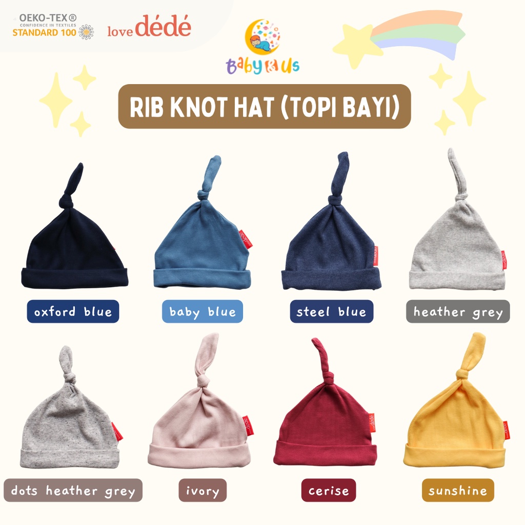 Lovedede - Rib Knot Hat - Topi Bayi Ikat Premium