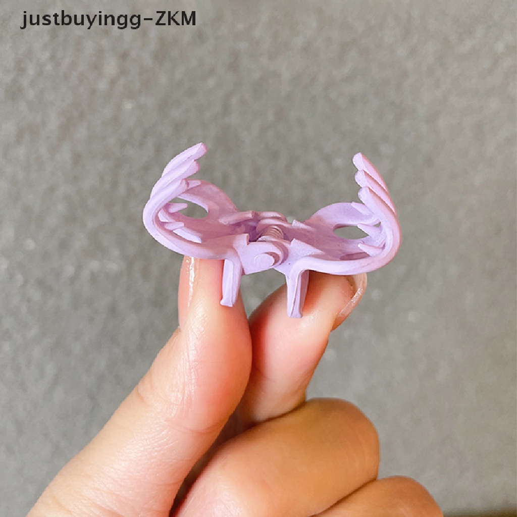 10 Pcs Jepit Rambut Mini Bahan Plastik Matte Untuk Bayi