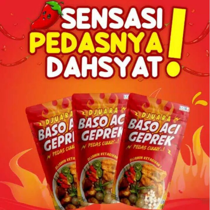 

Baso aci geprek juara