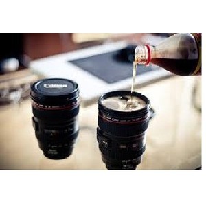 Mug Lensa Canon with coffee cup style ( Stainless )