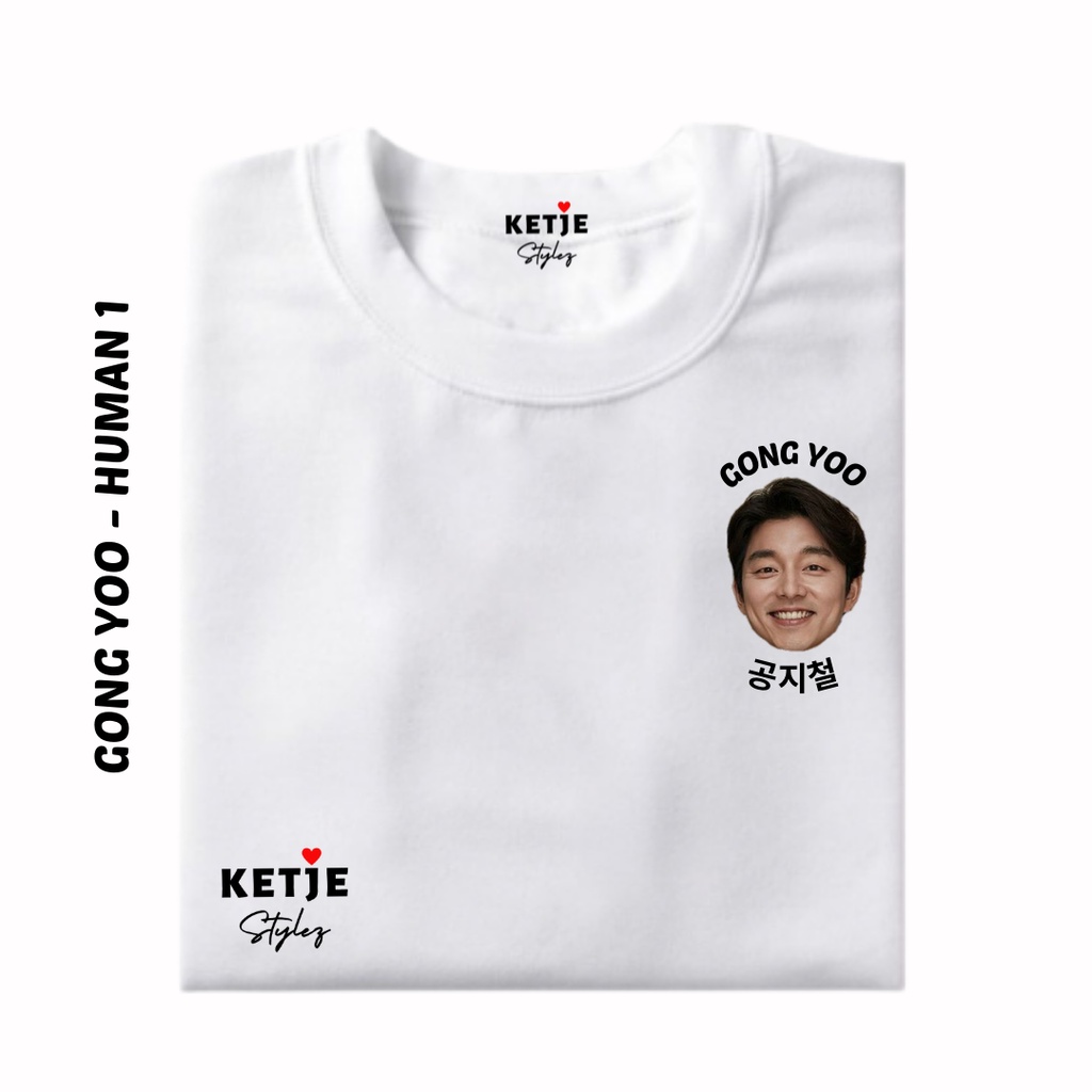 Kaos Gong Yoo - Oppa Series / Custom Cetak Print Sablon Kaos Korea Kdrama Gong Yoo Goblin Silent Sea