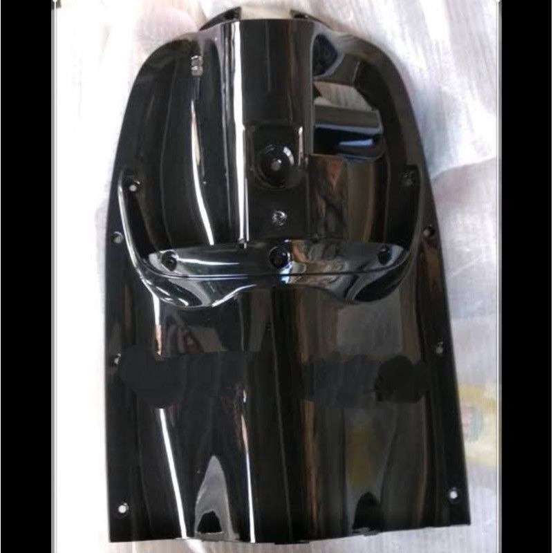Cover body legshield kunci motor honda scoopy fi 2014-2016 warna hitam