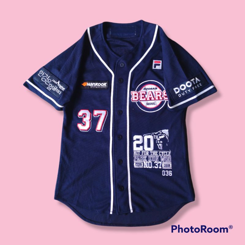 Navy Bears Doosan Baseball Jersey
