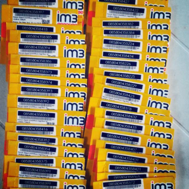 Perdana indosat regis 1 pls 0k