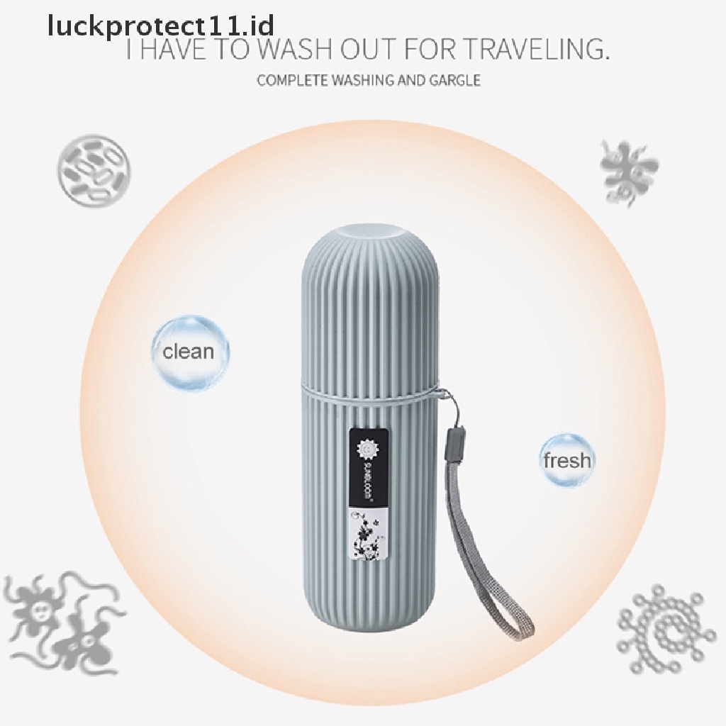 &lt; Luckprotect11. &lt; LuckproteksiId &gt; Kotak Penyimpanan Pasta Gigi portable Untuk Travel / Camping